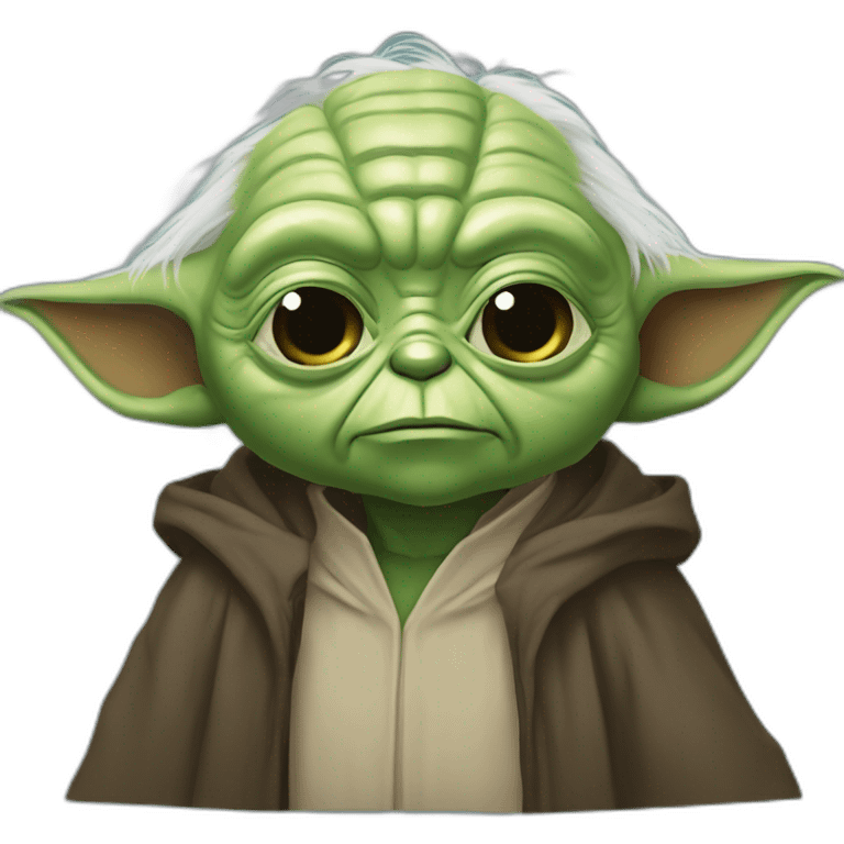 Harry Potter embrassant Yoda emoji