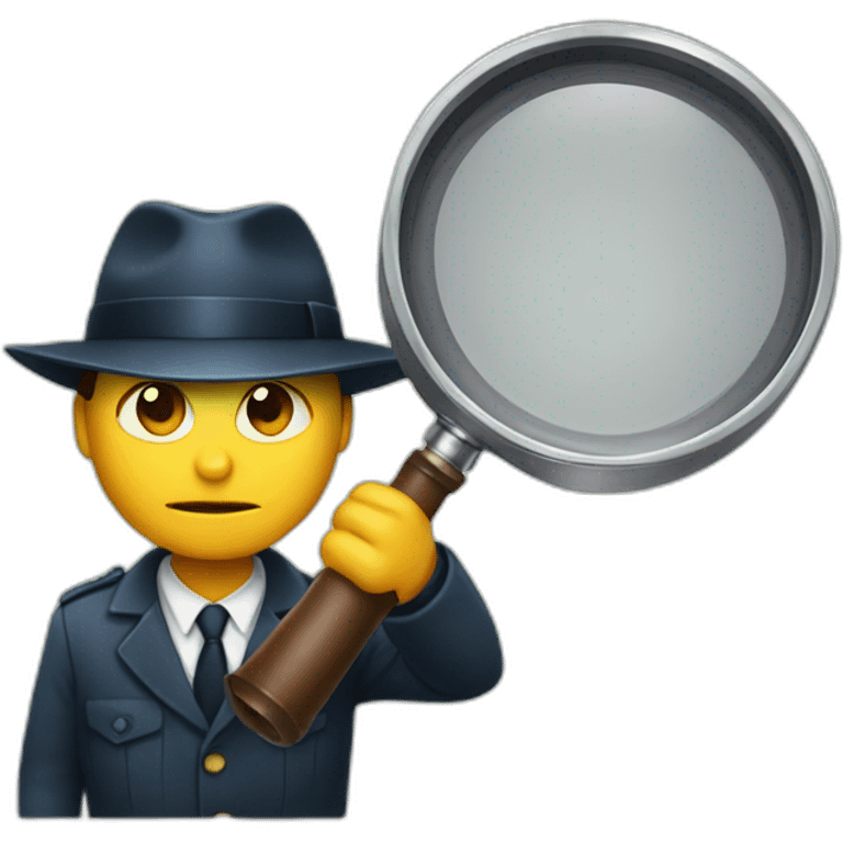 detective with magnifying glass emoji