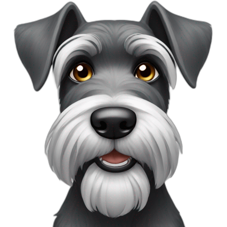 Rise schnauzer  emoji