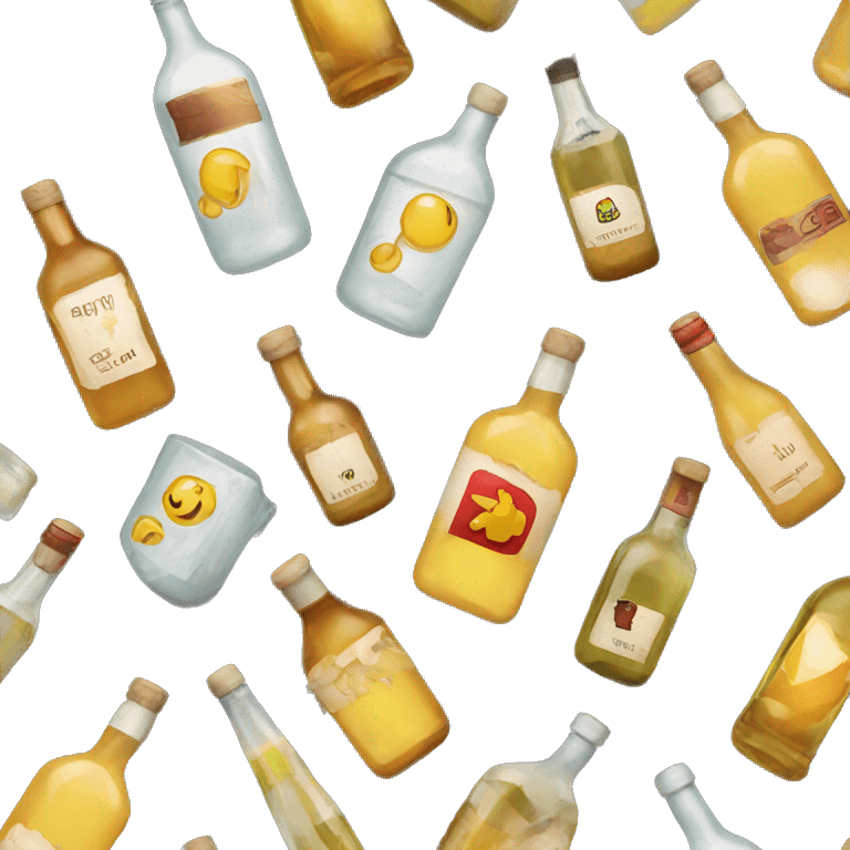 Alcohol bottles emoji