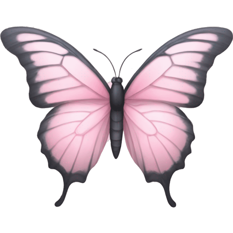 Pastel pink butterfly  emoji