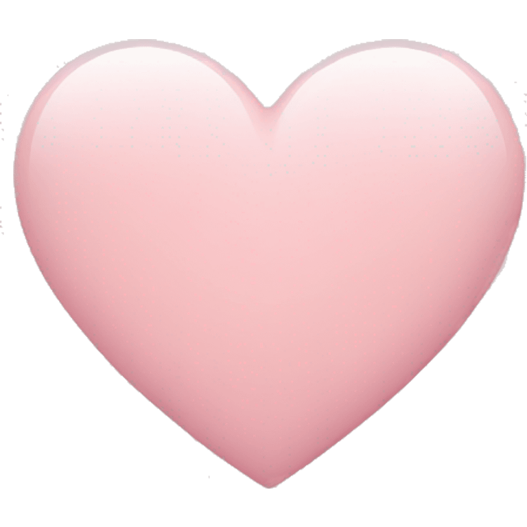 light pink heart emoji