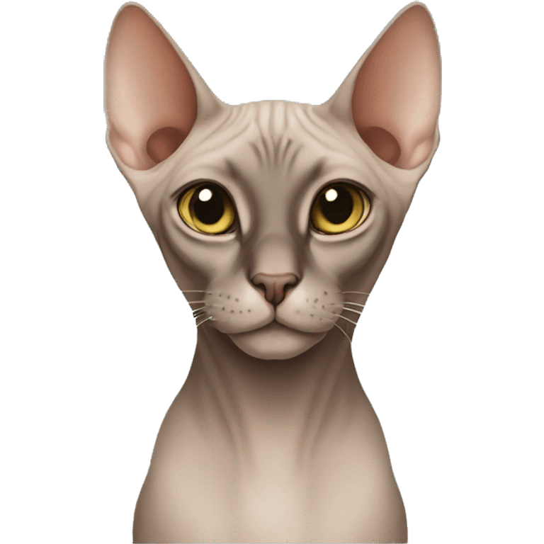 A quiet sphinx cat emoji