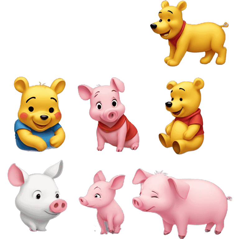 piglet and winnie the pooh emoji