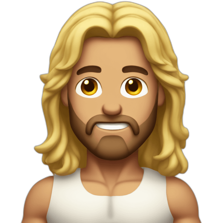 Buff muscular Jesus emoji