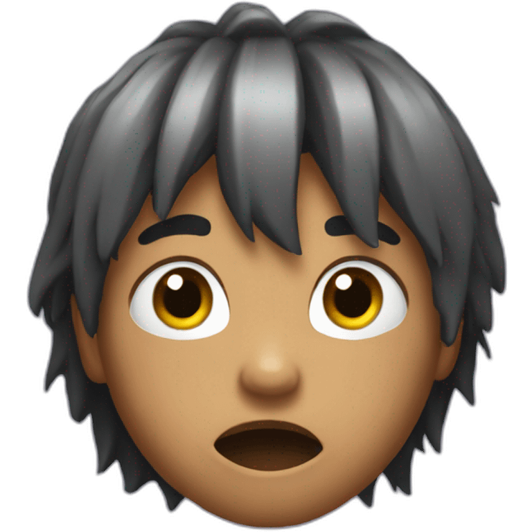 lil tecca head scared emoji