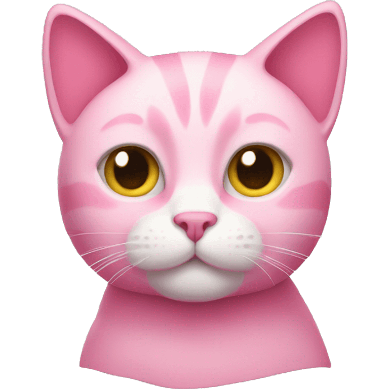 Pink cat emoji