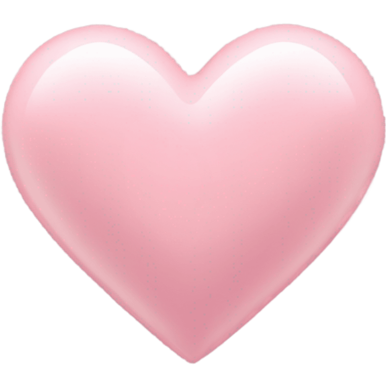 light baby pink color + heart  emoji