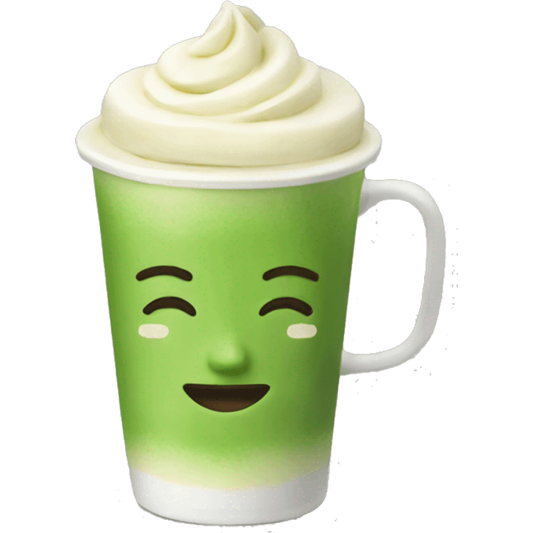 Matcha latte  emoji