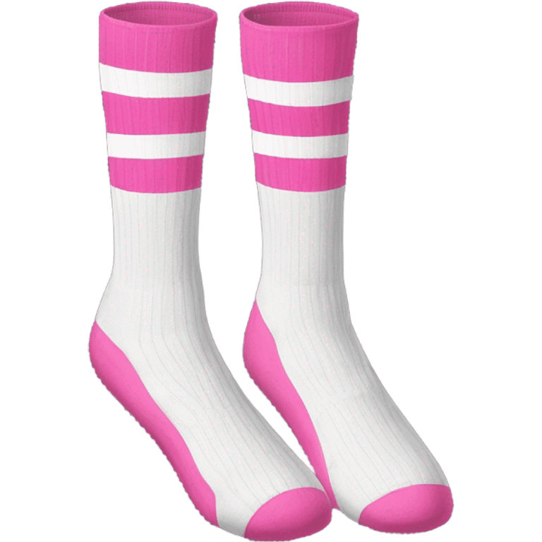 Pink socks baseball emoji