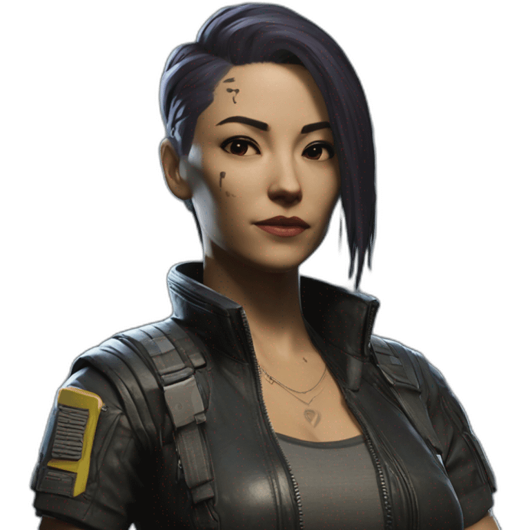 Judy Alvarez from Cyberpunk 2077 emoji