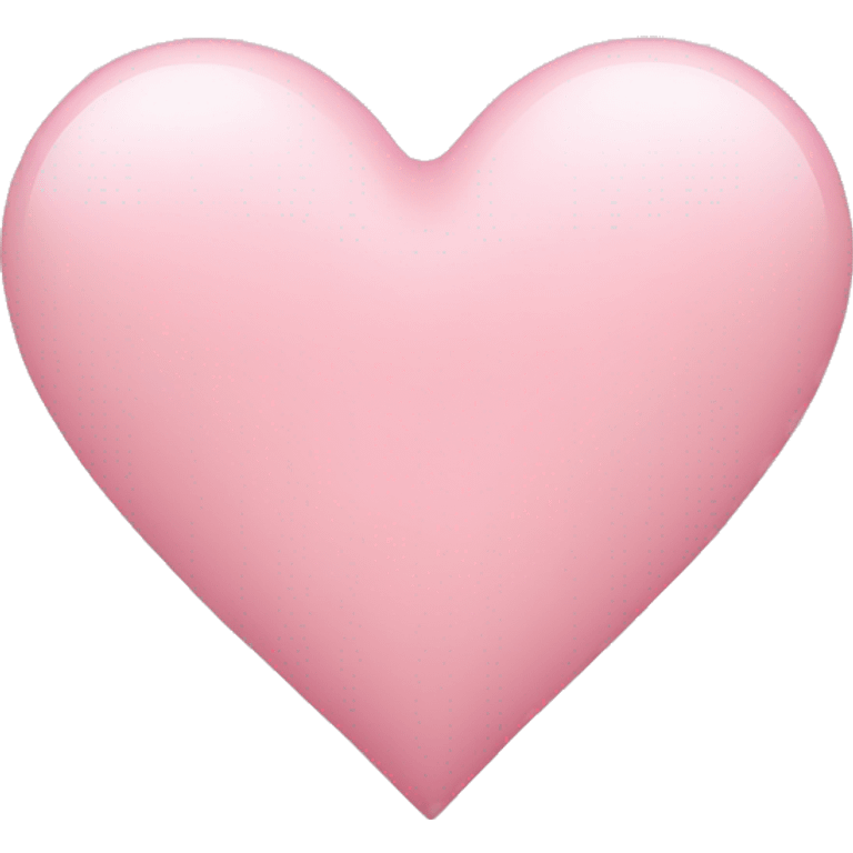 Light pink heart  emoji