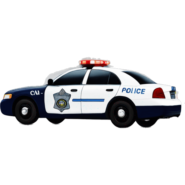 toronto police car with cn tower emoji