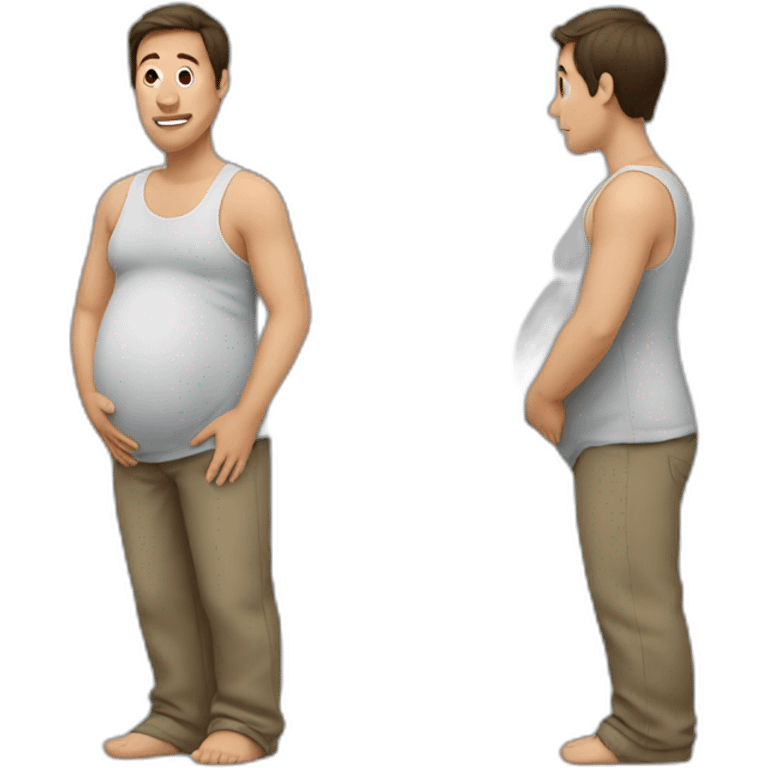 Pregnant man emoji