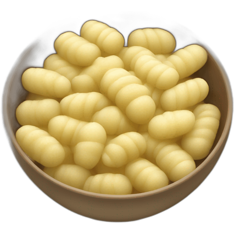 bowl of gnocchi emoji