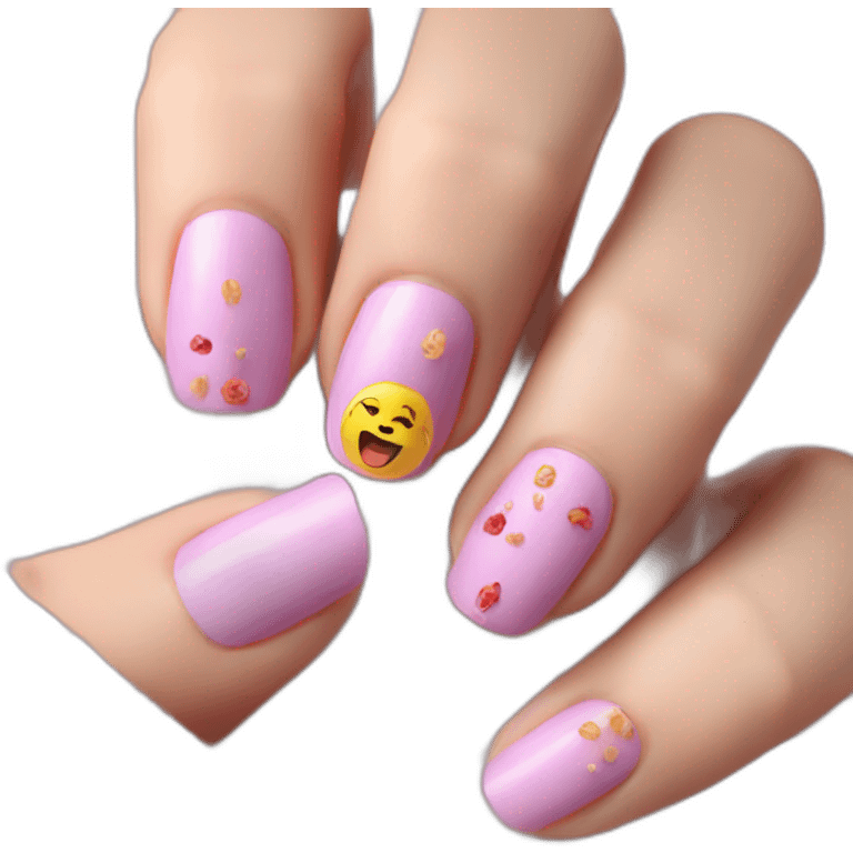 cute nails emoji