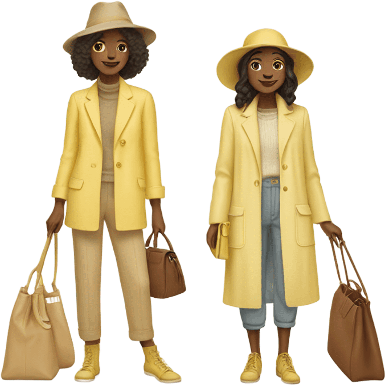 Yellow pastel aesthetic outfits emoji