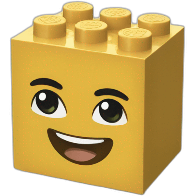 Lego brick emoji