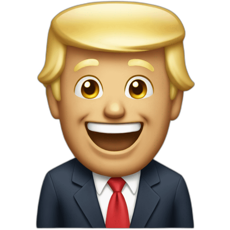 trump laughing emoji