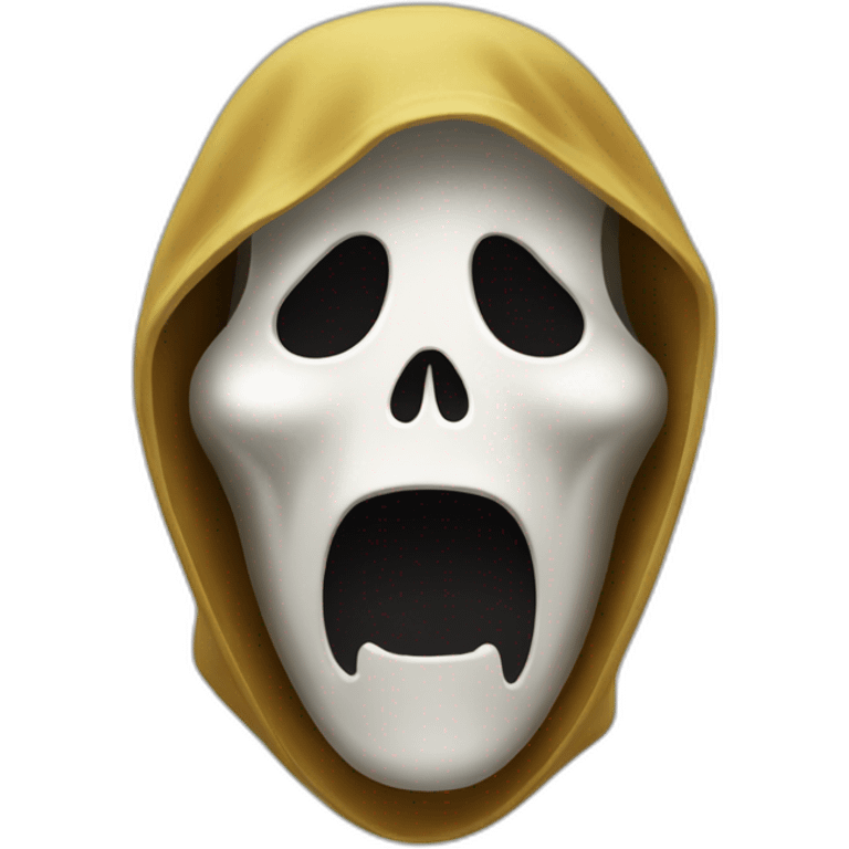 Ghostface scream emoji