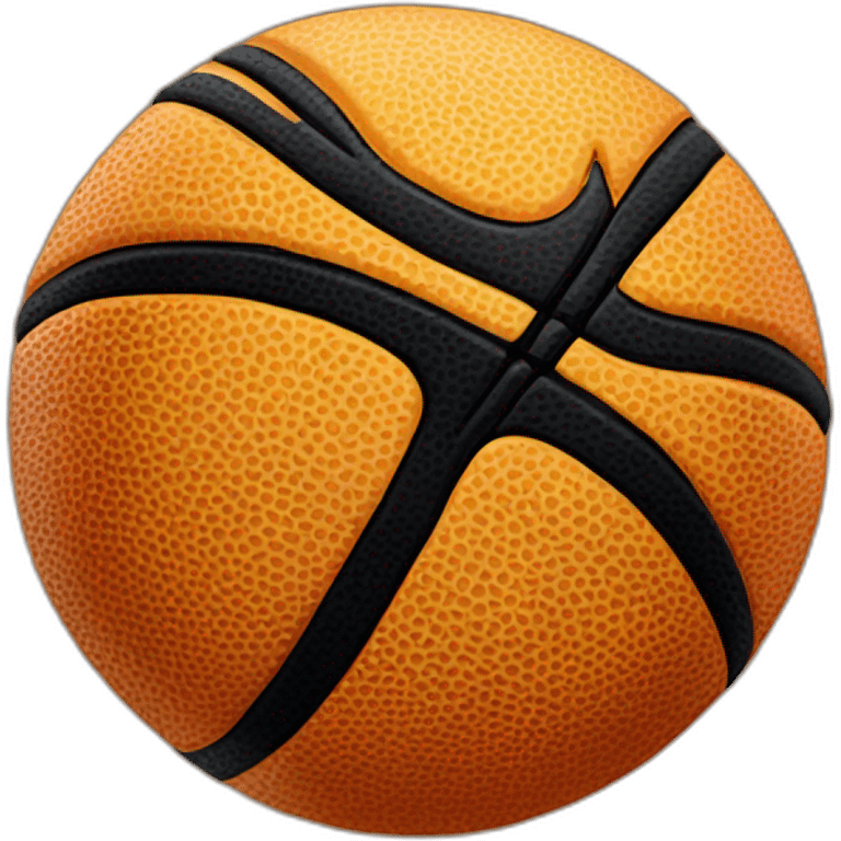 Basketball ball with a sponje Bob on it emoji