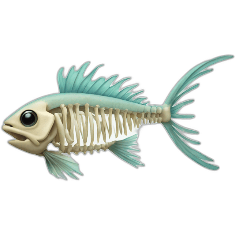 fish skeleton emoji