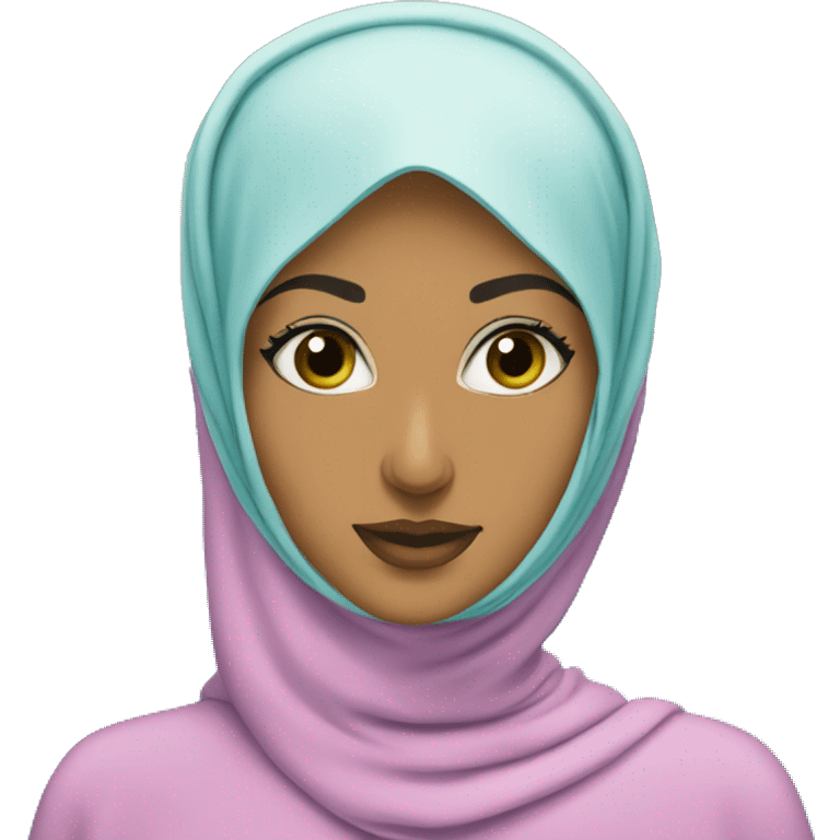 Hijabi-woman-swimming-in-pool-underwater emoji