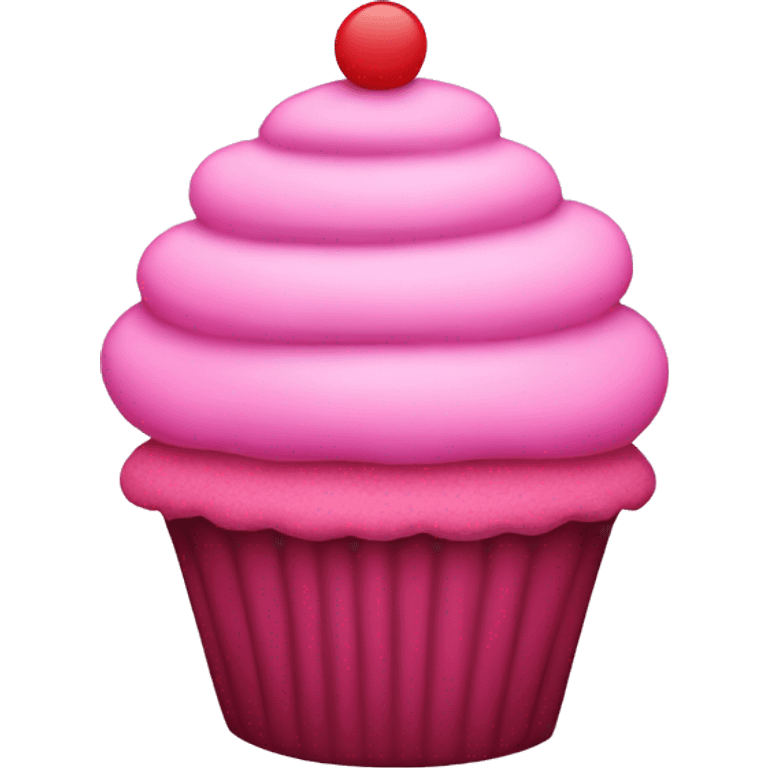 Pink cupcake  emoji