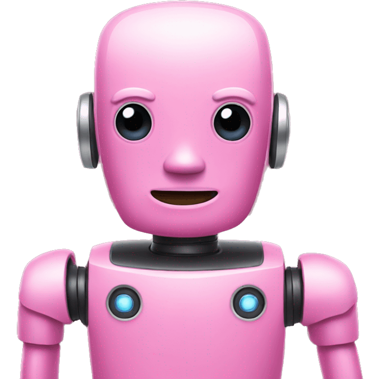 pink robot emoji