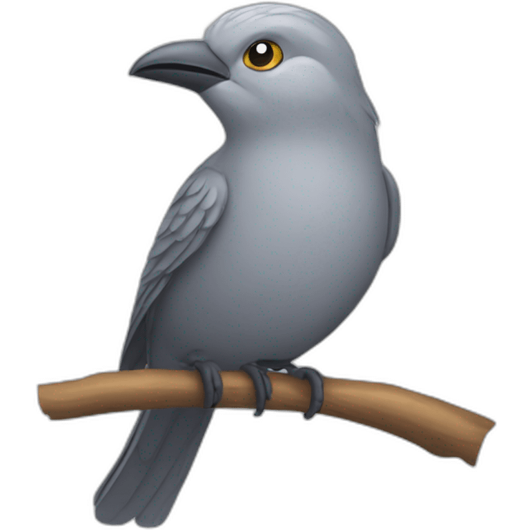 grey bird emoji