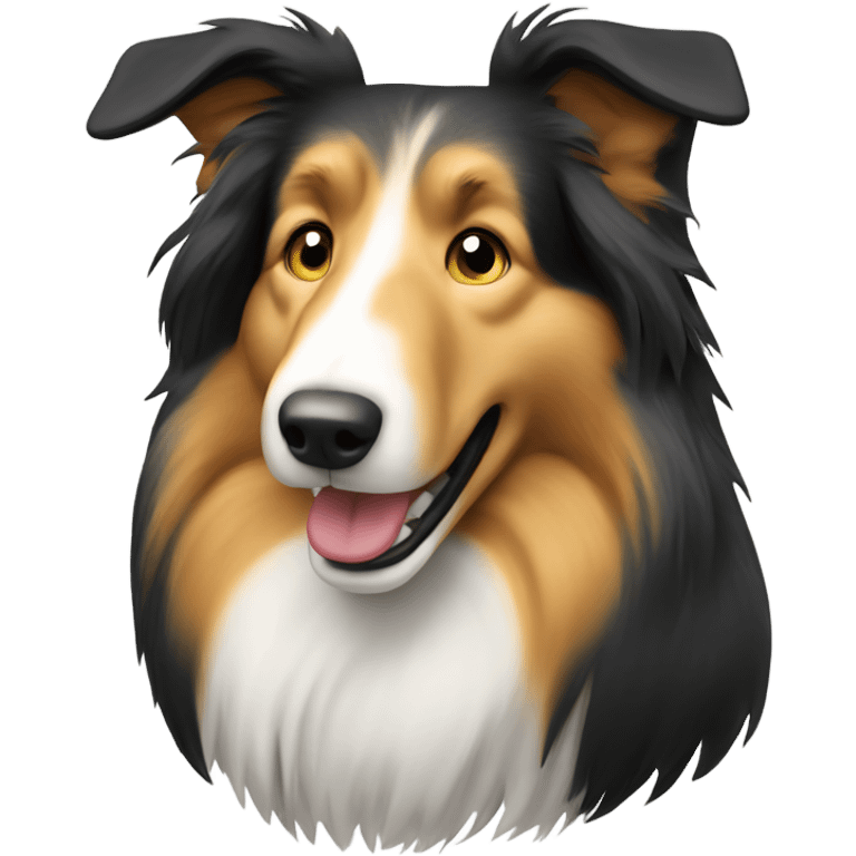 Rough collie  emoji