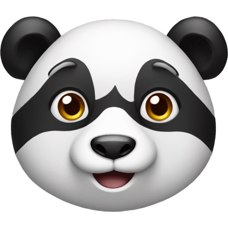 Matematik çalışan panda emoji