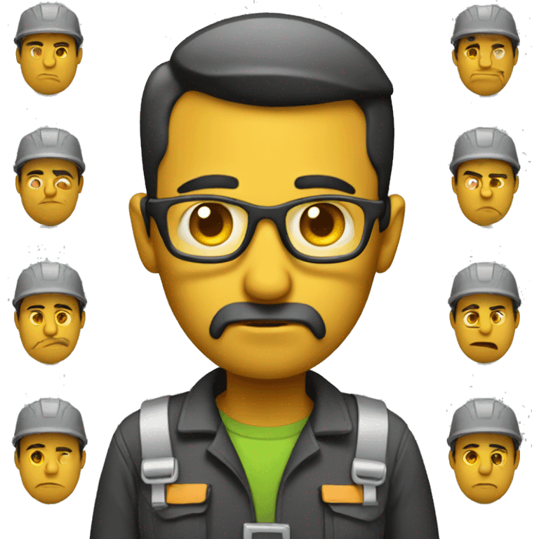 a sad frontend engineer emoji