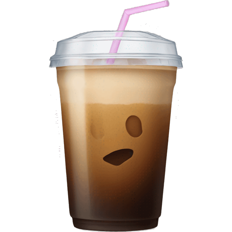 An ice coffee  emoji