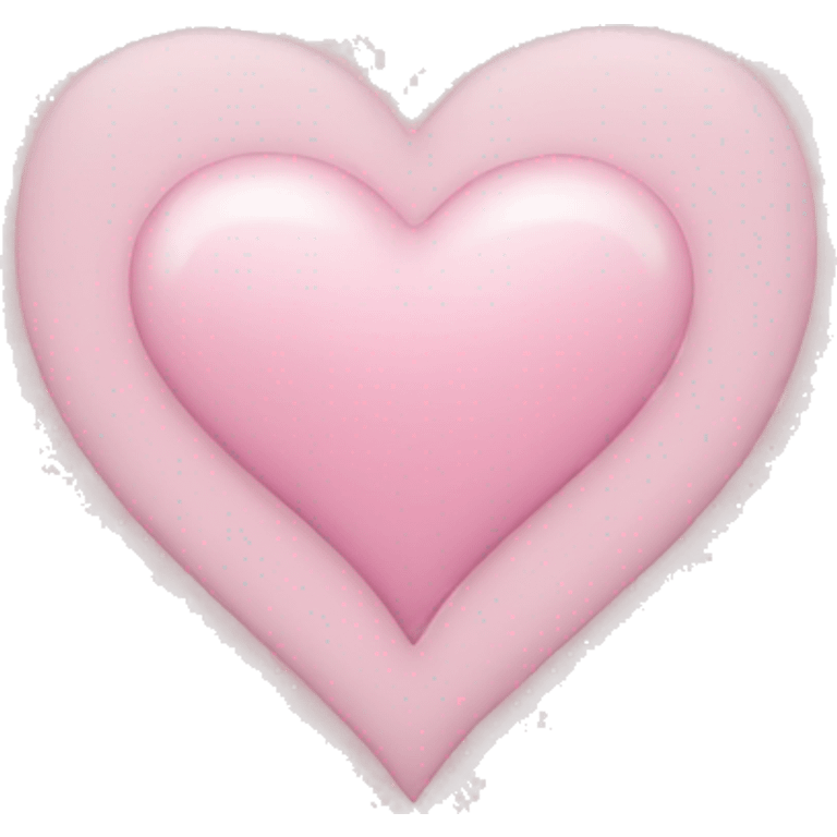 Light pink heart emoji