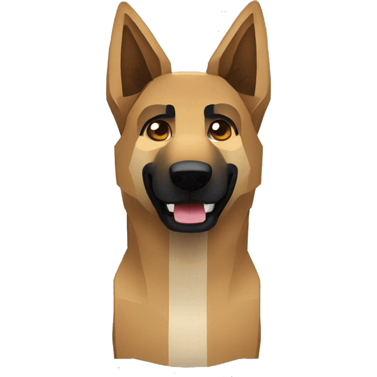 Minecraft wolf German shepherd dog Alsatian gsd dog emoji