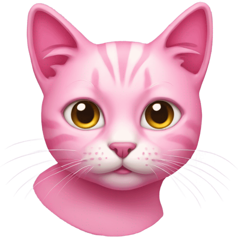 Pink cat emoji