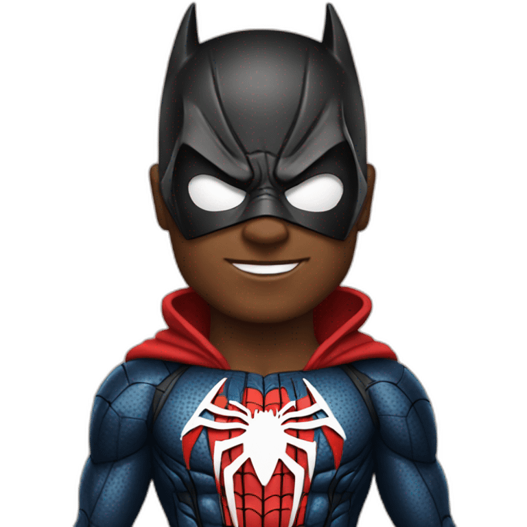 spiderman batman emoji