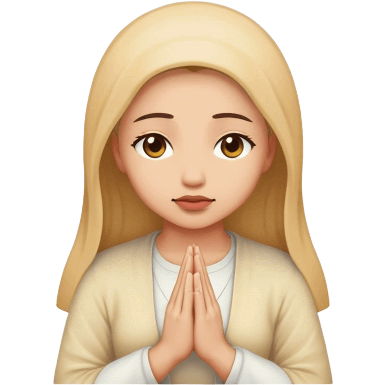 Woman who's praying emoji