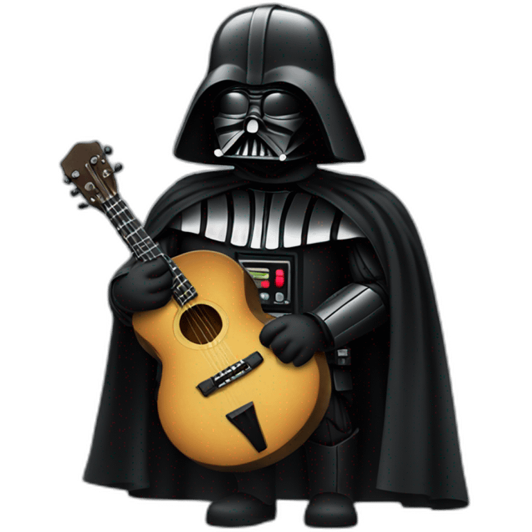 Dark vador playing music emoji