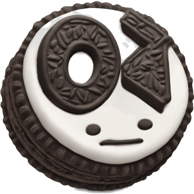 1 Oreo cookie emoji