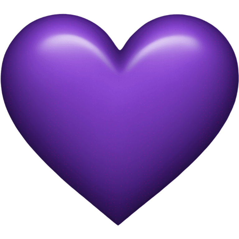 Dark Purple Heart  emoji