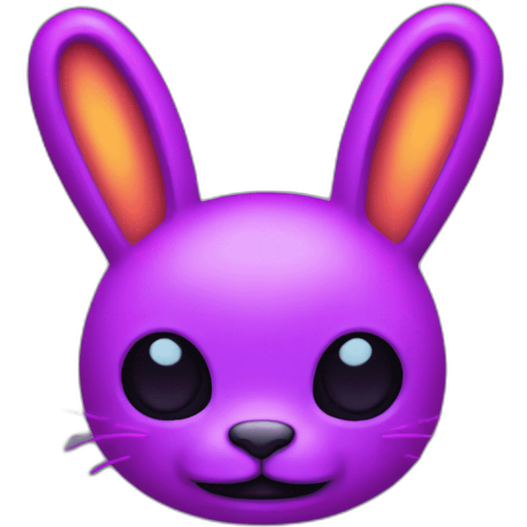 neon bunny evil emoji