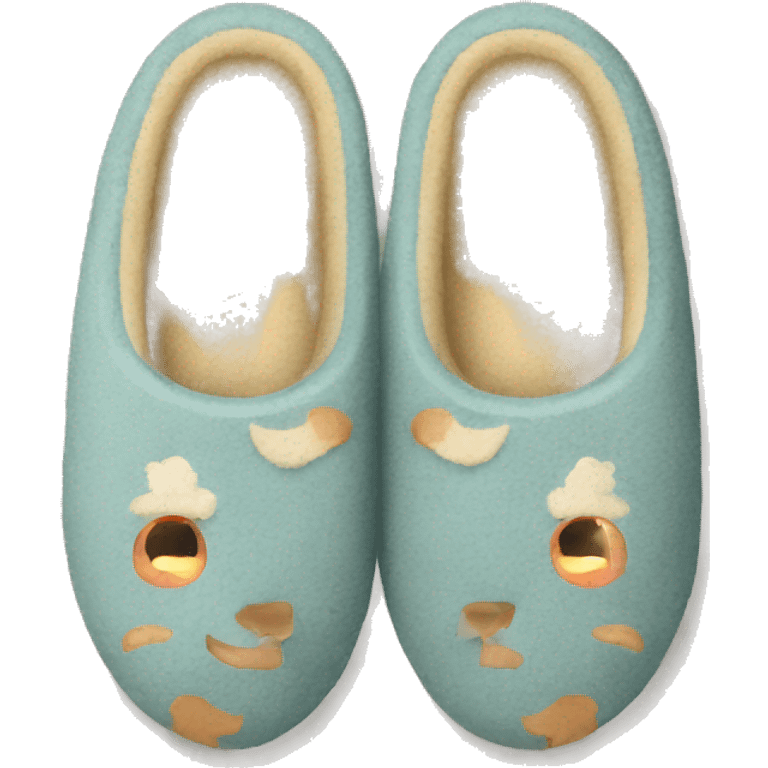 Cozy slippers emoji