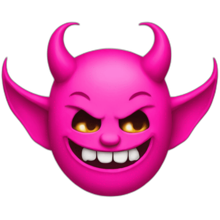 pink devil emoji