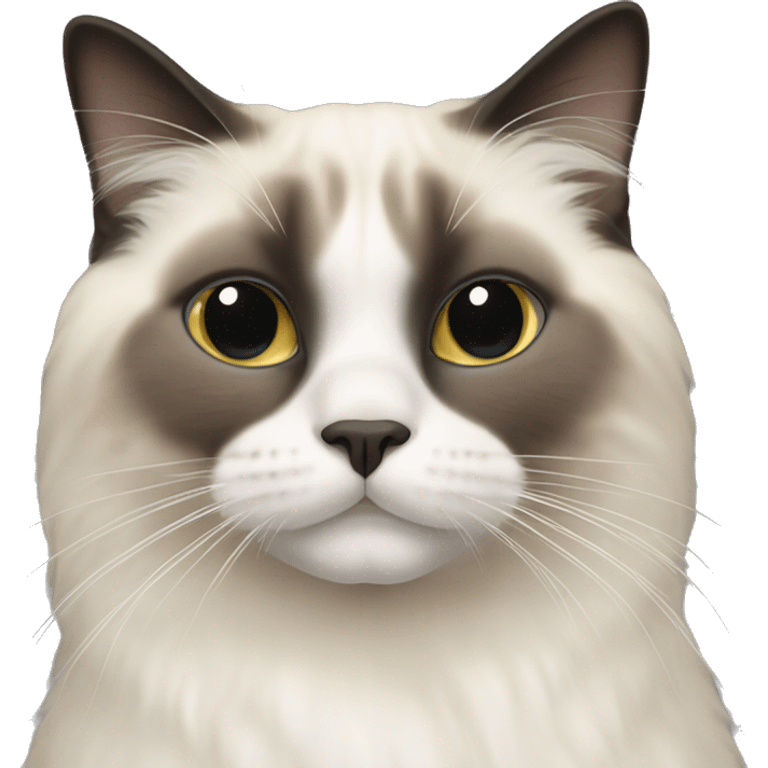 seal point ragdoll cat emoji