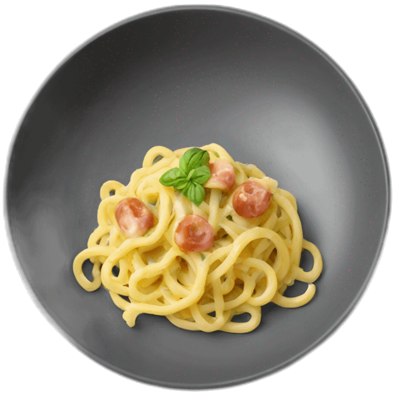 Pâtes carbonara emoji