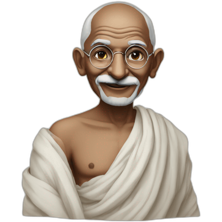 mahatma gandhi emoji