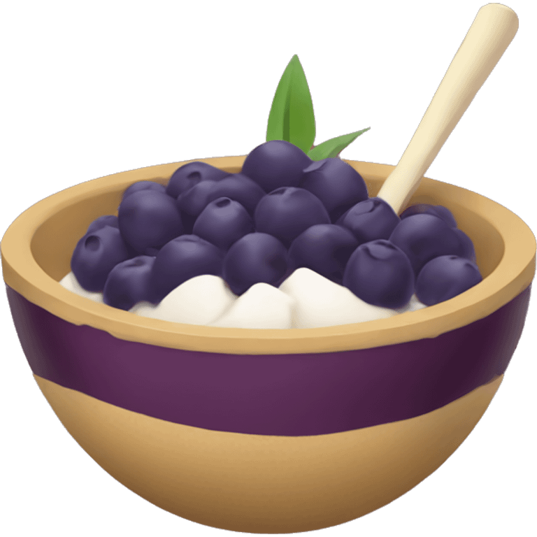 Acai bowl emoji