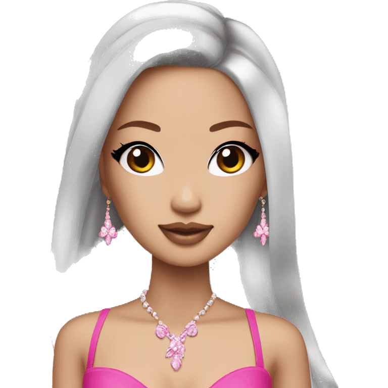 glamorous asian barbie  emoji